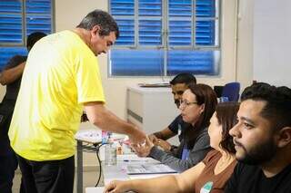 Riedel durante votação. (Foto: Henrique Kawaminami)