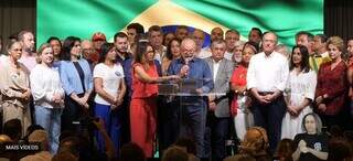 Luiz Inácio Lula da Silva discursou a pouco em São Paulo. (Foto: Reprodução / YouTube)