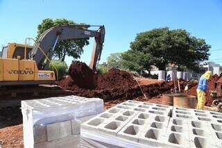 Obras no local. (Foto: Divulgação)