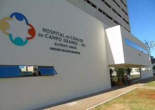 Hospital do Câncer Alfredo Abrão, em Campo Grande. (Foto: Divulgação)