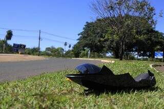 Homem &eacute; socorrido em estado grave ap&oacute;s perder controle de moto em rotat&oacute;ria