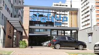 Fachada do Startup Sesi MS na Rua Barão do Rio Branco, 2290, no Centro de Campo Grande. (Foto: Divulgação/Fiems)