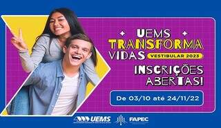 Com 1,3 mil vagas, UEMS encerrar&aacute; inscri&ccedil;&otilde;es para vestibular no dia 24