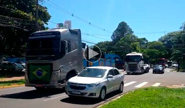 Caminhoneiros fazem buzina&ccedil;o contra resultado de elei&ccedil;&atilde;o 