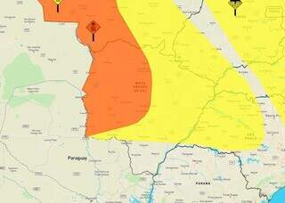 Meteorologia alerta para baixa umidade do ar em parte de MS