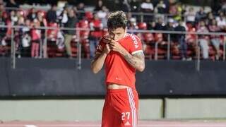 Mauricio fez o gol da vitória do Inter (Foto: Ricardo Duarte/Internacional)