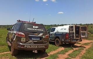 Casal foi preso em uma fazenda a 65 quilômetros do município. (Foto: Divulgação/PCMS)