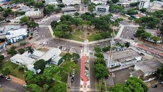 Vista aérea da cidade de Naviraí (Foto: Divulgação/Prefeitura de Naviraí)