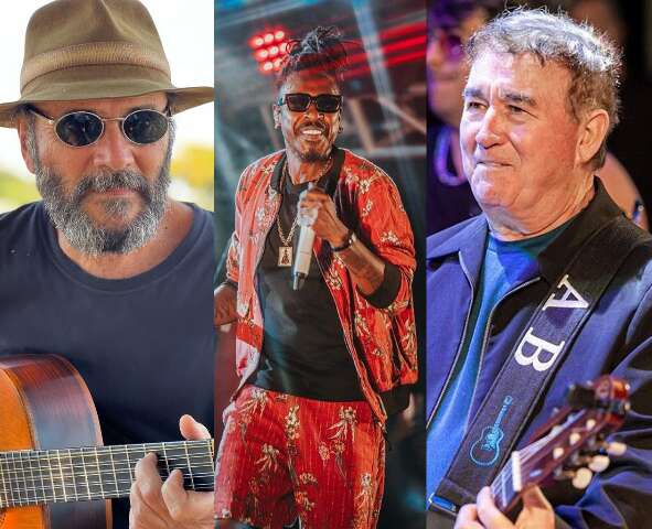 Fim de semana tem show de Almir Sater, Pixote e Amado Batista