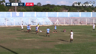 Jogo entre Novo e Comercial foi interrompido no segundo tempo para atendimento de atleta (Foto: Reprodução/TV FFMS)