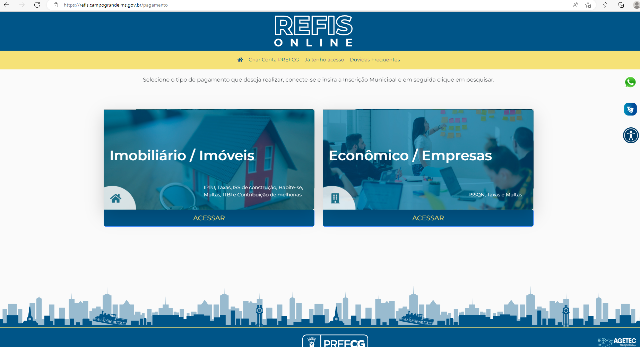 Contribuintes podem renegociar d&iacute;vidas com Prefeitura sem sair de casa