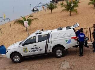 Polícia Cientifica esteve no local. (Foto: Divulgação)