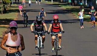 Feriado tem pista livre para prática esportiva no Parque dos Poderes Feriado tem pista livre para prática esportiva no Parque dos Poderes