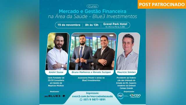 Curso acessível ensina mercado e gestão financeira a profissionais da saúde