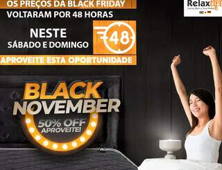 Black November derruba preço do colchão massagem de 2.780 para 1.290 em 12 vezes