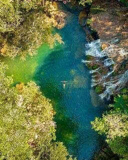 Em Bonito, a Estancia Mimosa é lugar de belas cachoeiras, passeios de trilhas e contemplação de animais, muito boa dica para quem busca paz na virada de ano – Foto: Reprodução
