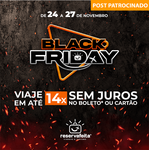 A maior Black Friday de viagens do MS acontecerá nas lojas Reserva Feita