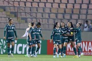 Palestrinas durante vitória sobre o São Paulo, no sábado. (Foto: Paulistão Play)