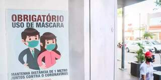Na Capital, uso de máscaras já foi obrigatório em locais fechados (Foto: Campo Grande News/Arquivo)