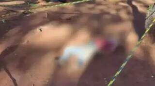 Homem foi morto a facadas em aldeia de Maracaju. (Foto: reprodução / Jardim MS News)