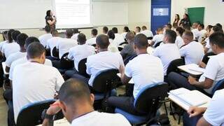 Curso de formação dos guardas municipais (Foto Denilson Secreta/Assessoria)