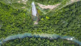 Cachoeira da Boca da Onça, no Parque Nacional da Serra da Bodoquena. (Foto: Ministério do Turismo)