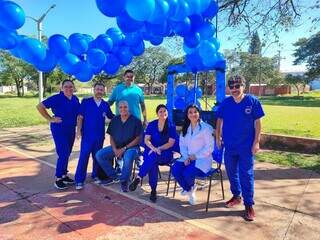 Equipe da UCP pronta para receber a comunidade. (Foto: Assessoria)