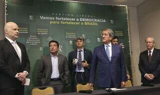 Coletiva de imprensa foi realizada na tarde desta terça-feira (Foto Agência Brasil)