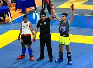 Jorge Vera after winning the decision at the Pan-American in Cascavel (Photo: Personal Collection)