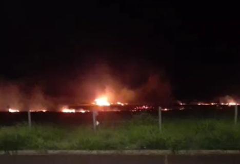 Morador denuncia incêndio criminoso em área de mata na região da Vila Nasser