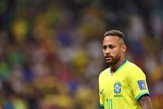 Neymar durante partida desta quinta-feira, contra a seleção da Sérvia. (Foto: Reprodução/@neymarjr)