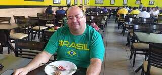 Marcos Vinícius está otimista e arrisca 4x1 para o Brasil (Foto Guilherme Correia)
