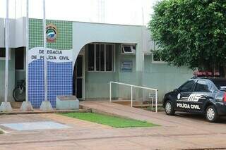 Sede da Delegacia de Polícia de Sidrolândia, onde detenta teria sido estuprada. (Foto: Divulgação Polícia Civil)