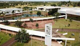 Vista áerea da Universidade Estadual de Mato Grosso do Sul, em Campo Grande. (Foto: Divulgação)