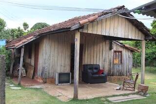 Casa localizada no Bairro Amambai mantém mesma estrutura desde 1985. (Foto: Alex Machado)