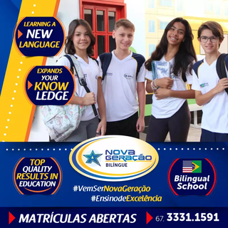 Ensino bilíngue é outro diferencial da instituição. (Foto: Divulgação)