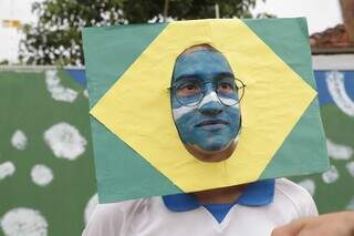 Placar aberto j&aacute; no in&iacute;cio pela Sele&ccedil;&atilde;o surpreendeu quem se atrasou para o jogo