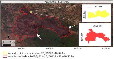 Satélites identificam origem de fogo no Pantanal e fazendeiro é penalizado