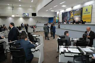 Sessão ordinária na Câmara Municipal de Campo Grande (Foto Izaías Medeiros/assessoria)