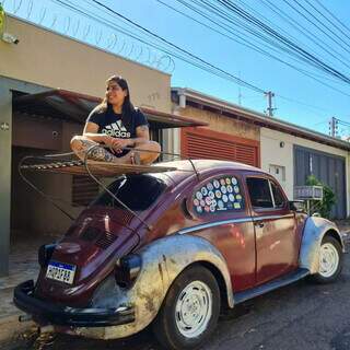 Emory adquiriu o carro há 1 ano e garante que não vende por nada. (Foto: Arquivo pessoal)