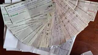 Cheques apreendidos somavam R$ 1 milhão. (Foto: Divulgação | PCMS)