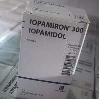 Caixa de medicamentos supostamente contrabandeados que chegou ao Hospital Regional nesta quarda. (Foto: Divulgação)
