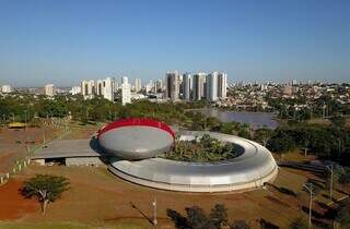 Bioparque Pantanal, na Avenida Afonso Pena, em Campo Grande. (Foto: Governo estadual)