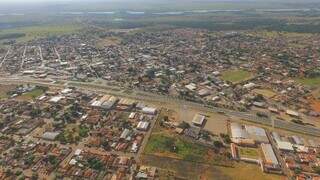 Vista aérea da cidade de Bataguassu (Foto: Divulgação/Assomasul)