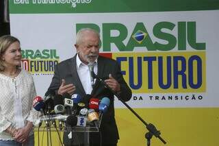 O presidente eleito, Luiz Inácio Lula da Silva, em entrevista anterior, concedida no CCBB. (Foto: Antonio Cruz/Agência Brasil)