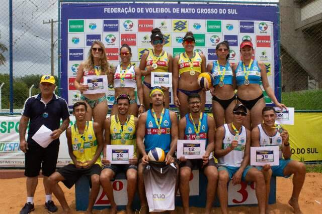 Etapa na Capital definiu campe&otilde;es da temporada 2022 do v&ocirc;lei de praia MS