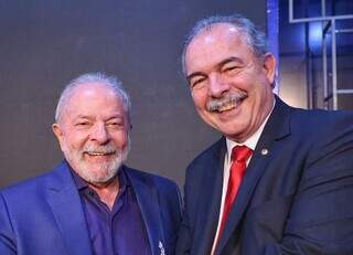 Lula e futuro presidente do BNDES, Aloizio Mercadante (Foto: Divulgação)