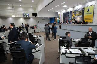 Sessão ordinária na Câmara Municipal de Campo Grande (Foto Divulgação/CMCG)