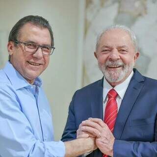 Luiz Marinho, ao lado do presidente eleito, Luiz Inácio Lula da Silva. (Foto: Reprodução)