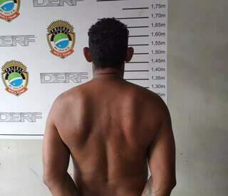 Foragido foi preso por policiais da Derf (Delegacia Especializada em Repreensão a Roubos e Furtos) (Foto: Divulgação)